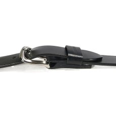 画像2: Carhartt USA Bridle Leather Classic Buckle Belt - Black (2)