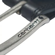 画像3: Carhartt USA Hamilton Leather Belt - Black (3)
