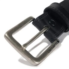 画像2: Carhartt USA Hamilton Leather Belt - Black (2)
