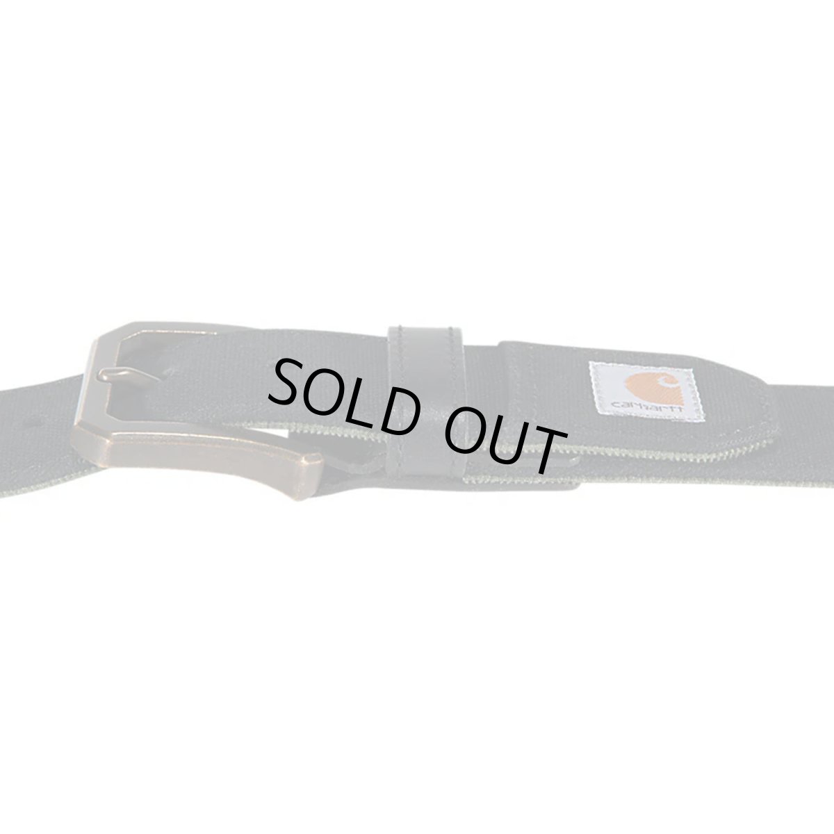 画像5: Carhartt USA Canvas Duck Belt - Black (5)