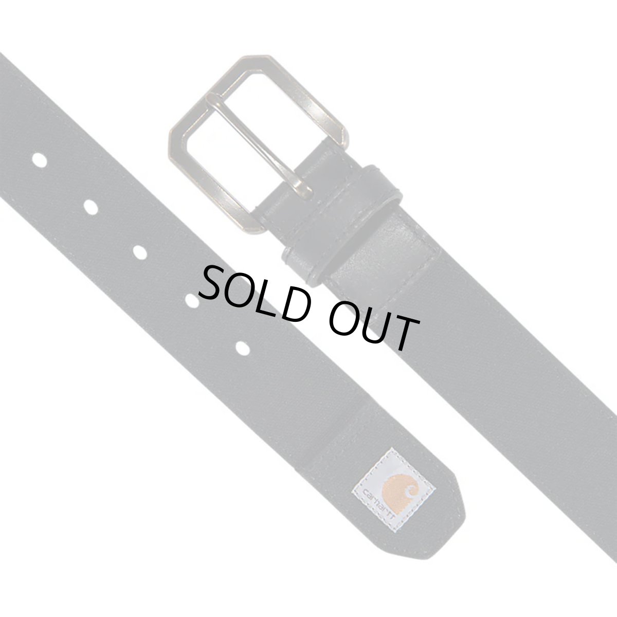画像2: Carhartt USA Canvas Duck Belt - Black (2)