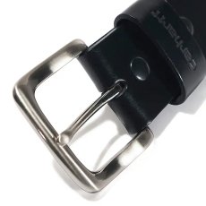 画像4: Carhartt USA Bridle Leather Classic Buckle Belt - Black (4)