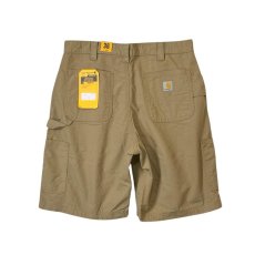 画像1: Carhartt USA B147 Canvas Utility Shorts - Dark Khaki (1)