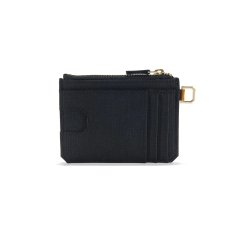画像2: Carhartt USA Nylon Duck Zippered Card Keeper Wallet - Black (2)