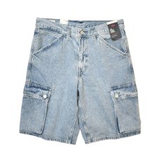 画像1: Levi's 478 Baggy Cargo Shorts - Light Indigo (1)