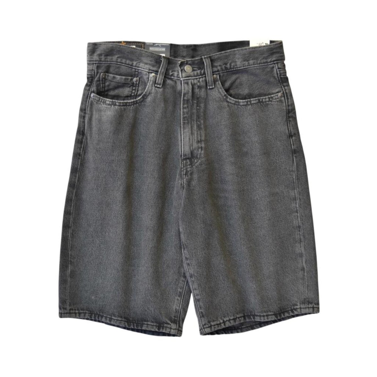 画像1: Levi's 478 Baggy Shorts - Black (1)
