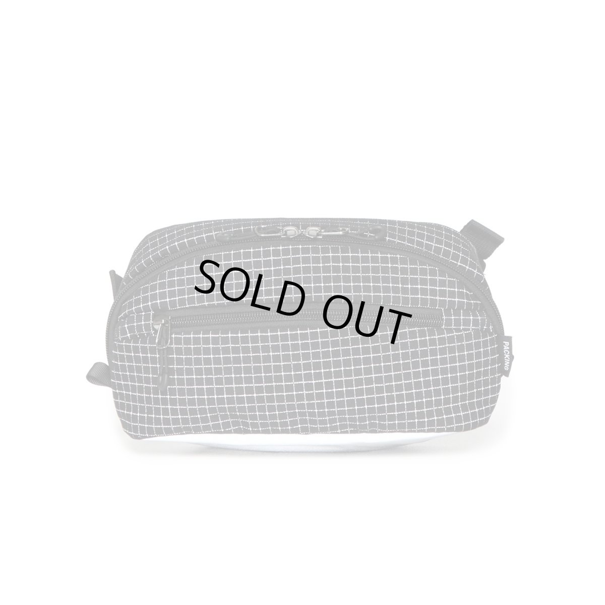 画像4: Packing Reflective Waist Bag - Black (4)