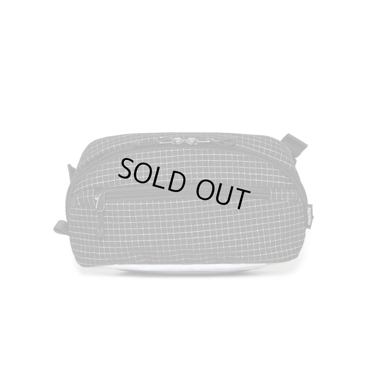 画像3: Packing Reflective Waist Bag - Black (3)