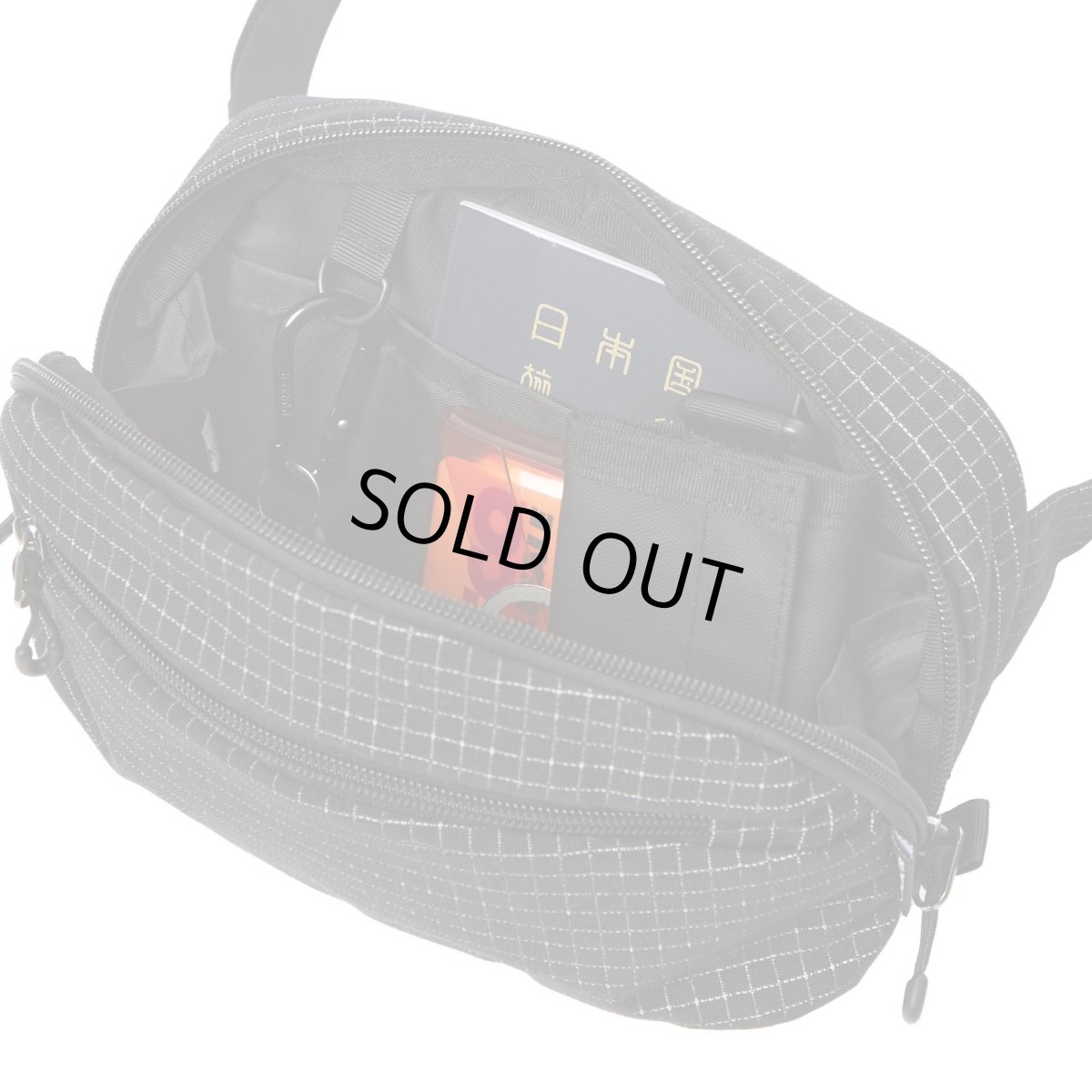 画像9: Packing Reflective Waist Bag - Black (9)