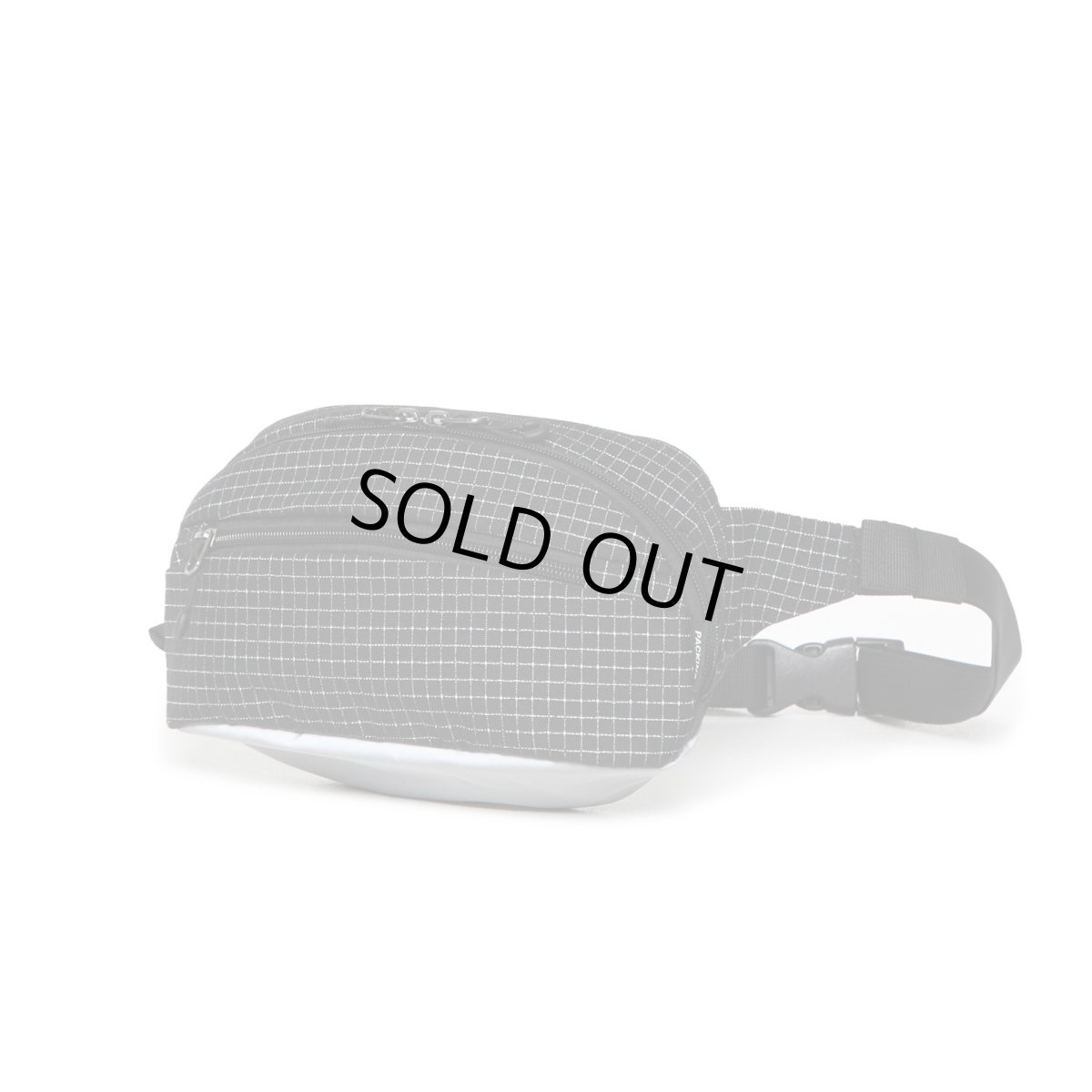 画像1: Packing Reflective Waist Bag - Black (1)