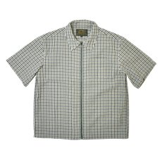 画像1: Hagerstown S/S Full Zip Check Shirts - Spruce (1)