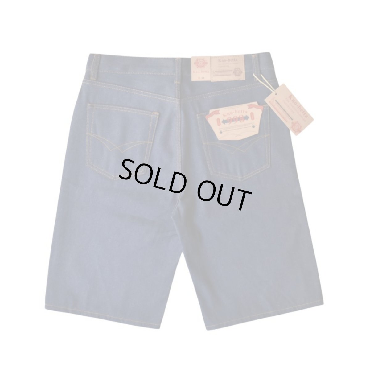 画像1: Kno-betta #998 Baggy Denim Shorts - Raw Indigo (1)