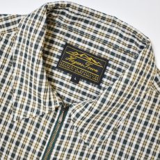 画像2: Hagerstown S/S Full Zip Check Shirts - Spruce (2)