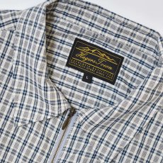 画像2: Hagerstown S/S Full Zip Check Shirts - Pearl (2)