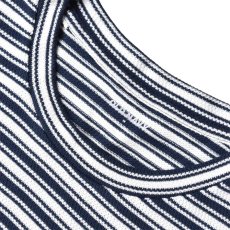 画像2: Old Navy Jacquard Stripe Tee - WhiteｘNavy (2)