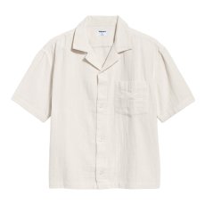 画像1: Old Navy Cropped Heavyweight Camp Shirts - Cream (1)
