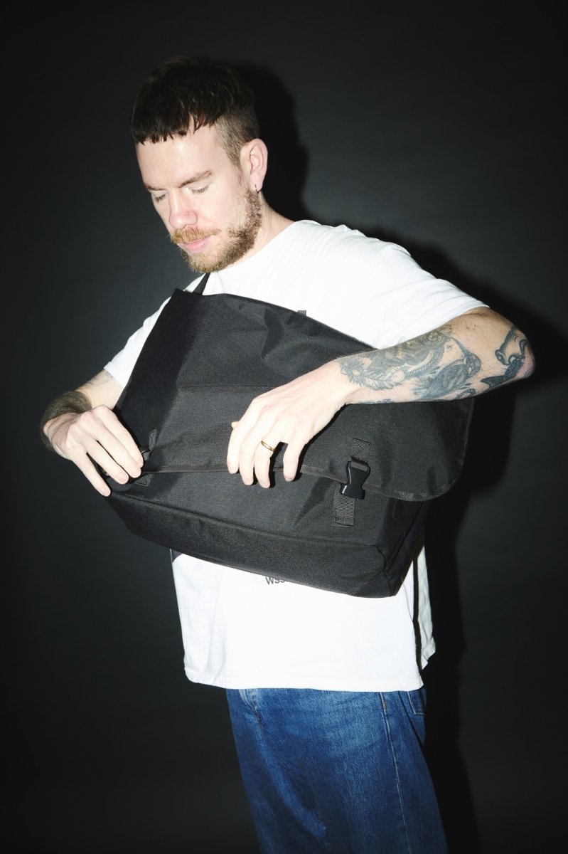 画像8: PACKING Standard Messenger Bag - Black (8)