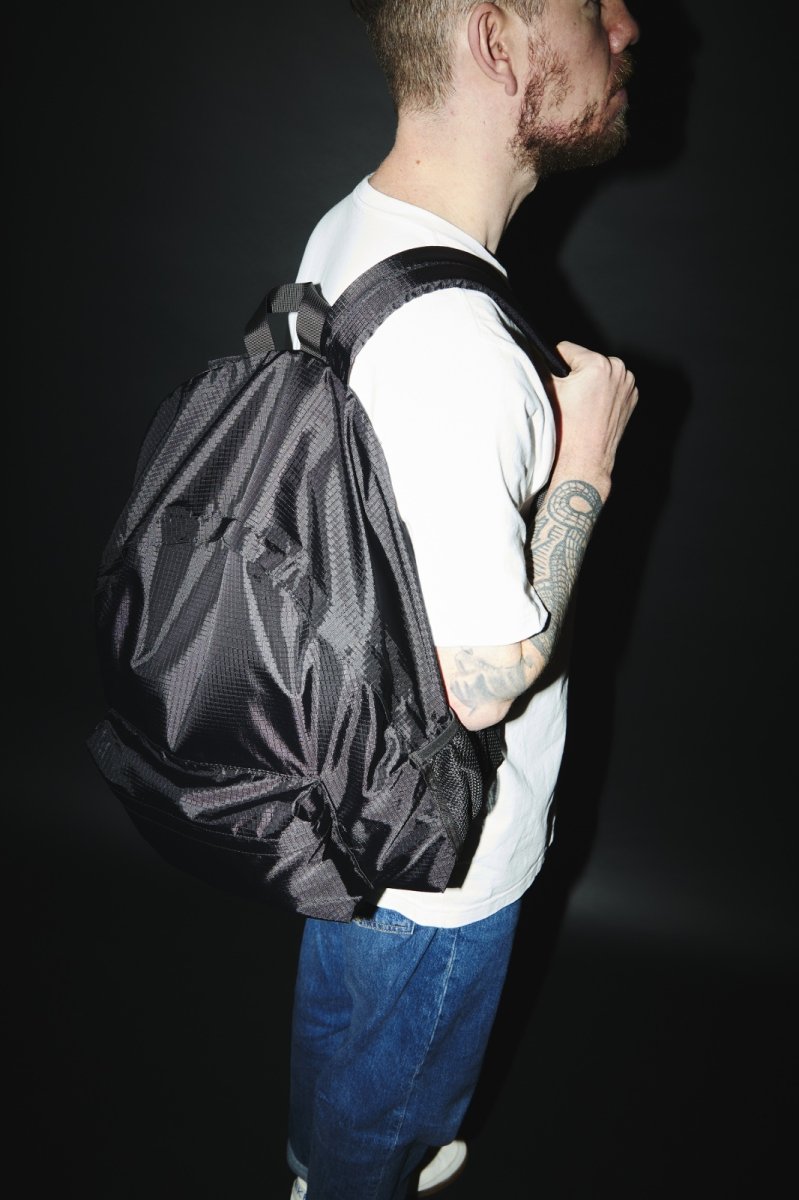 画像9: PACKING Rip Stop Backpack - Black (9)