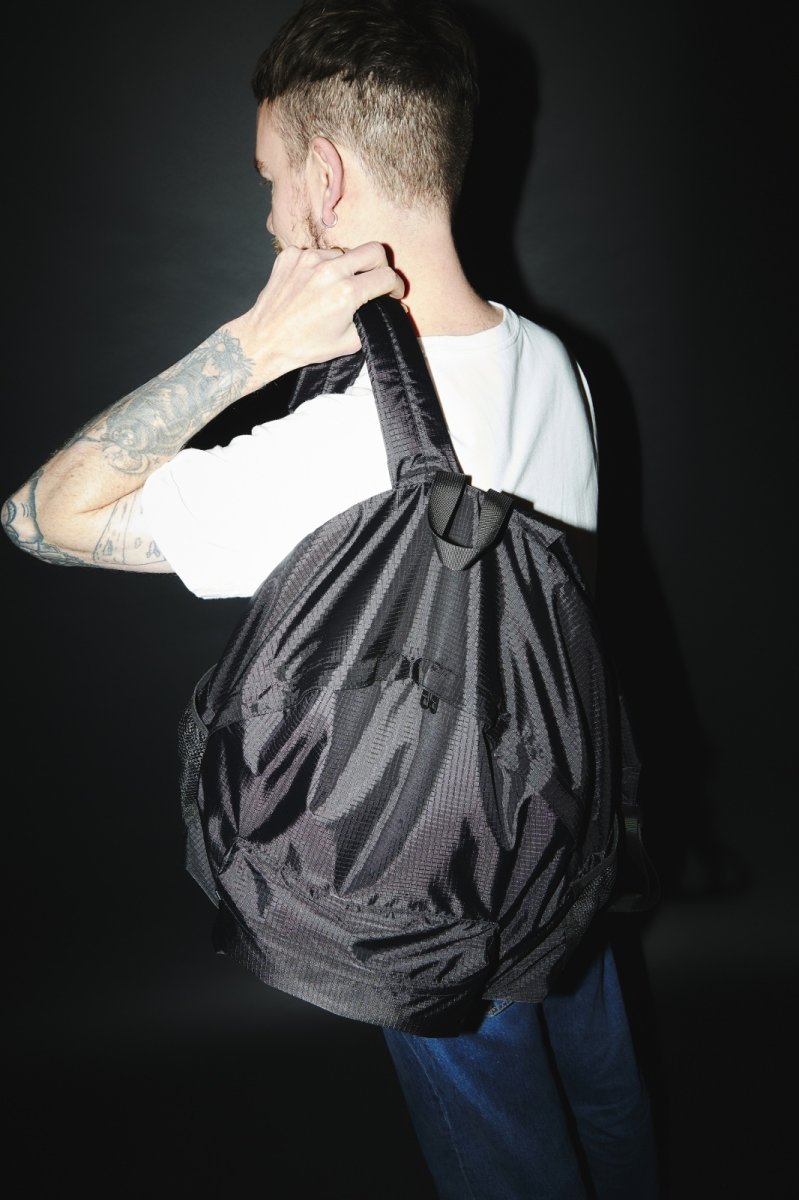 画像10: PACKING Rip Stop Backpack - Black (10)