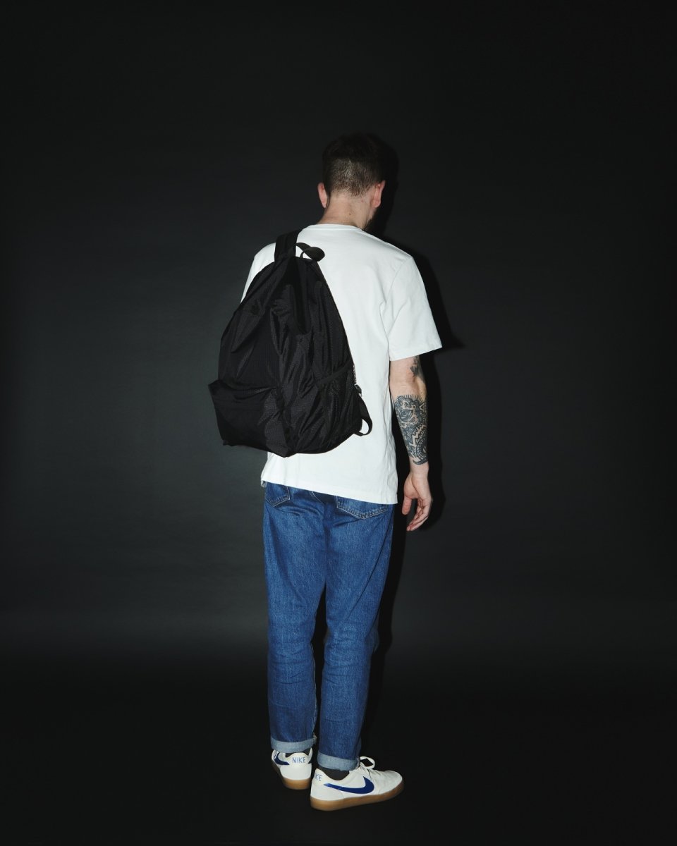 画像11: PACKING Rip Stop Backpack - Black (11)