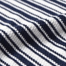画像4: Old Navy Jacquard Stripe Tee - WhiteｘNavy (4)
