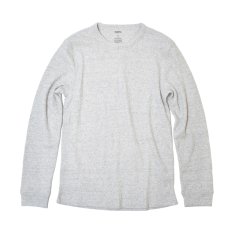 画像1: Sonoma Goods L/S Essential Waffle Thermal - Grey Heather (1)