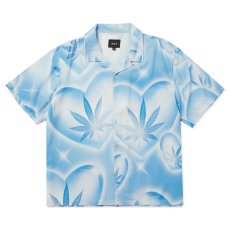 画像1: HUF Love In The Air Resort Shirts - Pool Blue (1)