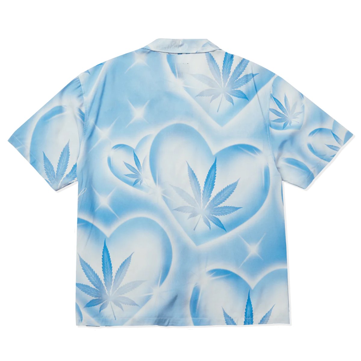 画像2: HUF Love In The Air Resort Shirts - Pool Blue (2)