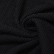 画像3: Sonoma Goods L/S Waffle Henley Thermal - Black (3)