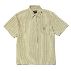 画像1: HUF Apollo Striped S/S Shirts - Natural (1)