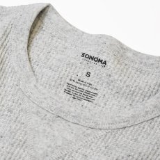 画像2: Sonoma Goods L/S Essential Waffle Thermal - Grey Heather (2)