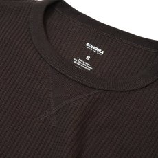画像2: Sonoma Goods L/S Essential Waffle Thermal - Brown (2)