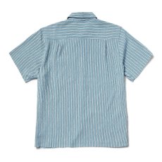 画像2: HUF Apollo Striped S/S Shirts - Pool Blue (2)