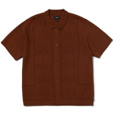 画像1: HUF Plantlife Perforated S/S Knit Top - Sierra (1)
