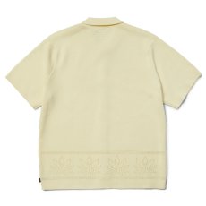 画像2: HUF Plantlife Perforated S/S Knit Top - Natural (2)