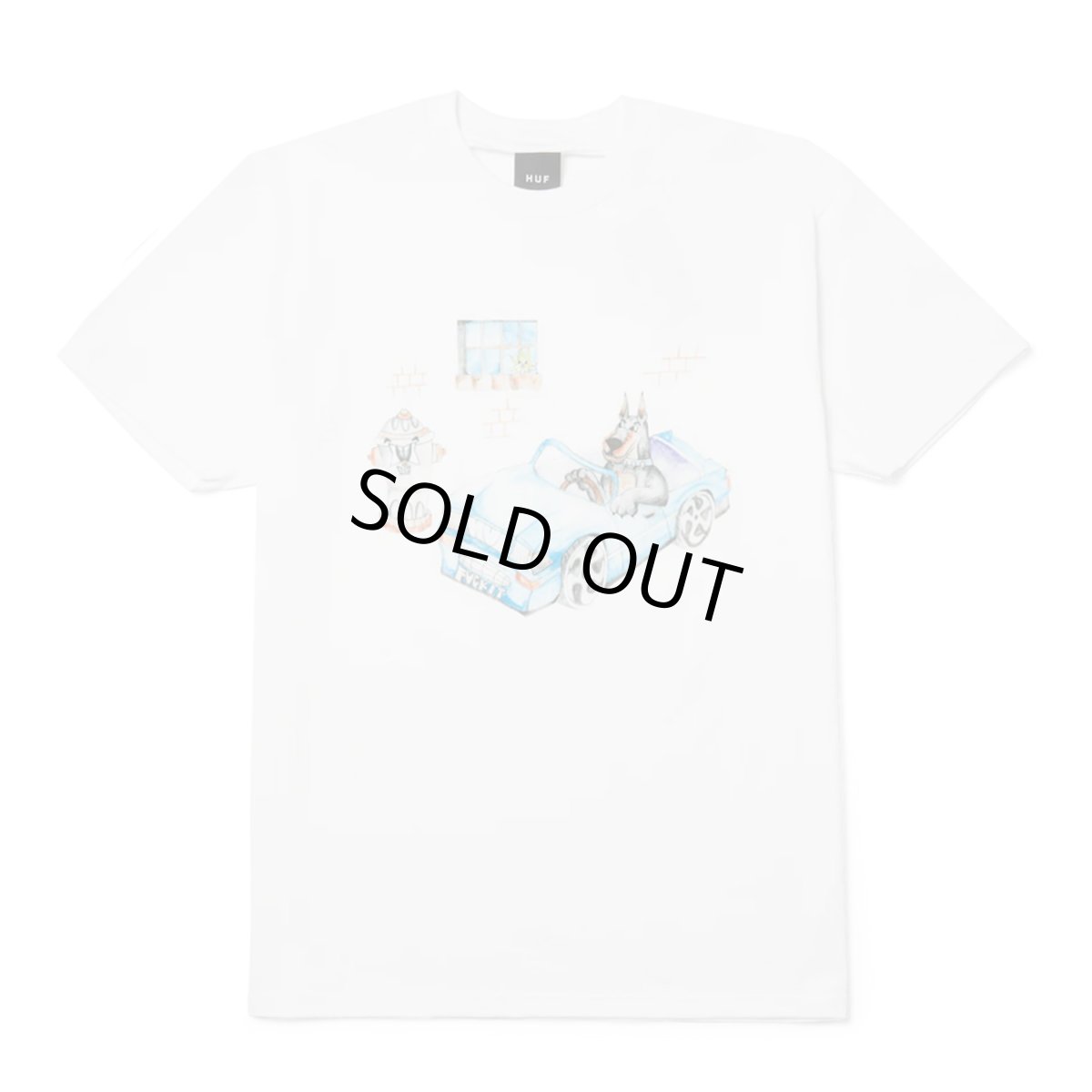 画像1: HUF Road Dawg Tee - White (1)