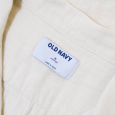 画像3: Old Navy Cropped Heavyweight Camp Shirts - Cream (3)