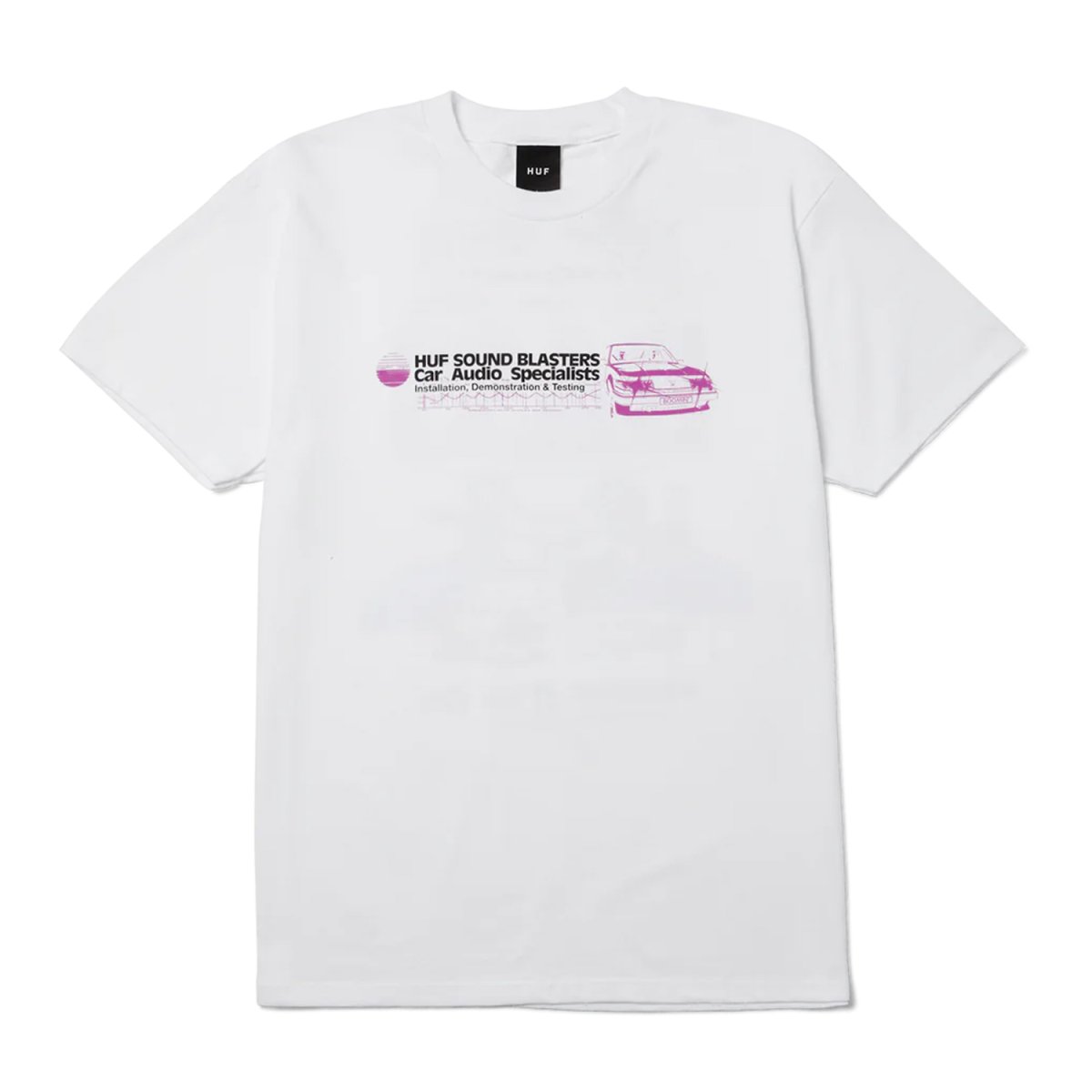 画像2: HUF Bass Power Tee - White (2)