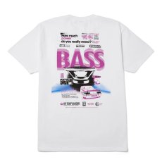 画像1: HUF Bass Power Tee - White (1)