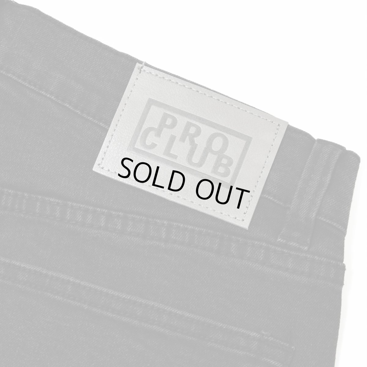 画像5: PRO CLUB Heavyweight Baggy Fit Denim Shorts - Black / プロクラブ ヘビーウェイト バギーフィット デニムショーツ (5)