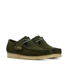 画像2: Clarks Wallabee - Forest Green Suede (2)