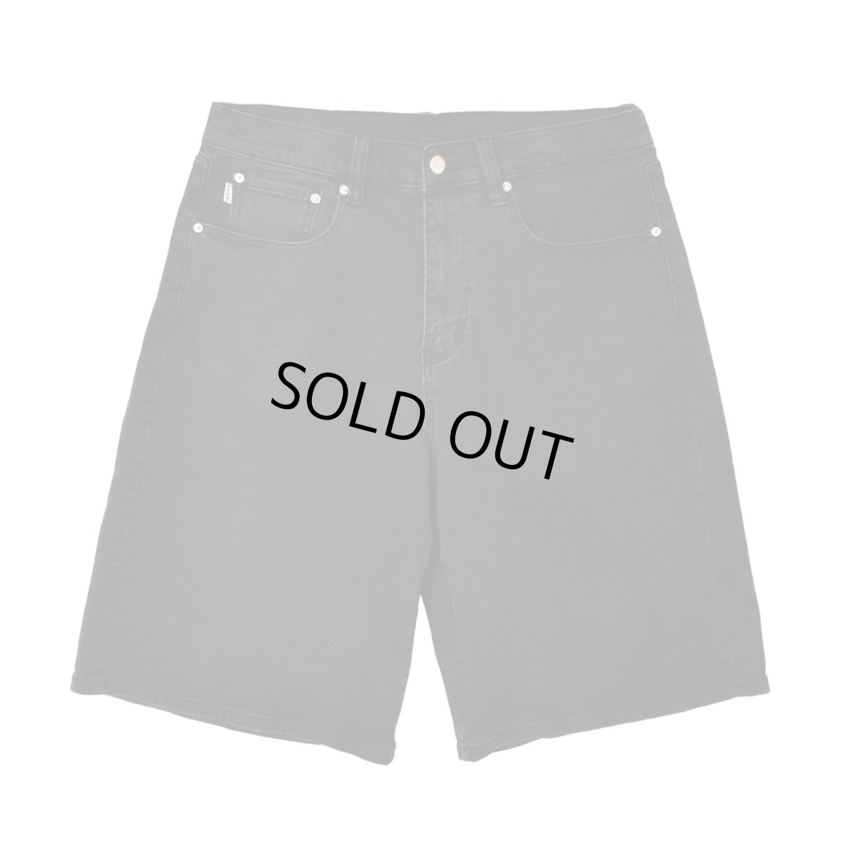 画像1: PRO CLUB Heavyweight Baggy Fit Denim Shorts - Black / プロクラブ ヘビーウェイト バギーフィット デニムショーツ (1)