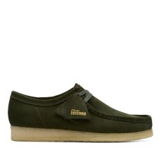 画像1: Clarks Wallabee - Forest Green Suede (1)