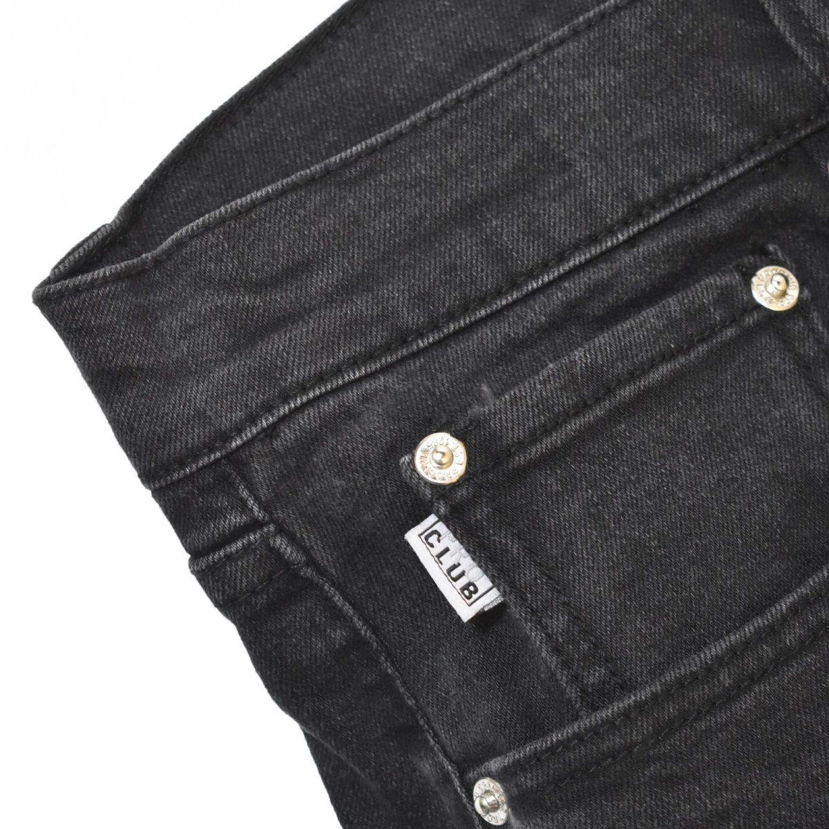 画像4: PRO CLUB Heavyweight Baggy Fit Denim Shorts - Black (4)