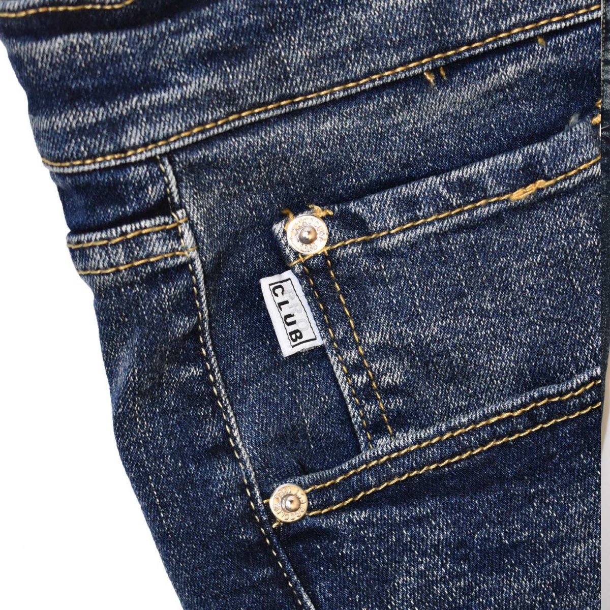 画像5: PRO CLUB Heavyweight Baggy Fit Denim Shorts - Dark Stonewash (5)