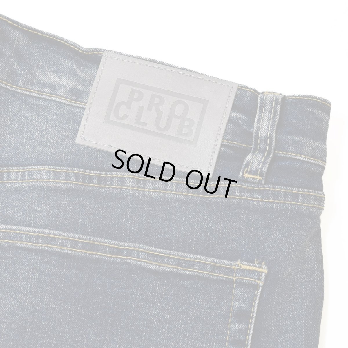 画像4: PRO CLUB Heavyweight Baggy Fit Denim Shorts - Dark Stonewash / プロクラブ ヘビーウェイト バギーフィット デニムショーツ (4)