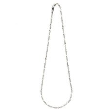 画像2: 925 Sterling Silver 1.5mm Chain Necklace - Figaro (2)