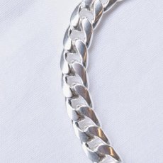 画像3: 925 Sterling Silver 7.5mm Chain Bracelet - Miami Cuban (3)