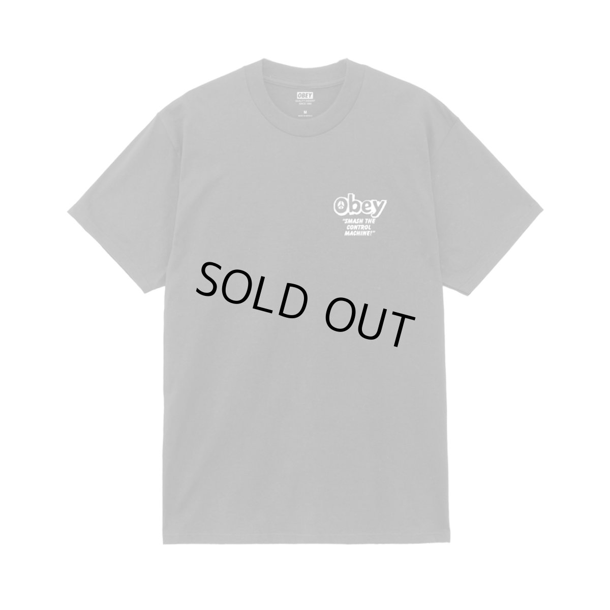 画像2: OBEY Smash The Control Tee - Vintage Black / オベイ (2)