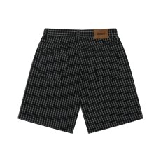 画像2: OBEY Baggy Denim Shorts - Black Multi (2)